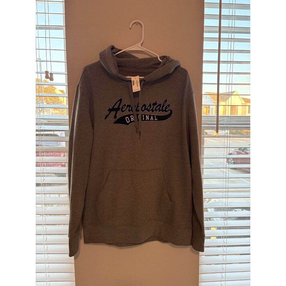 Aeropostale Originals Hoodie Men's Size Large NWT Gray